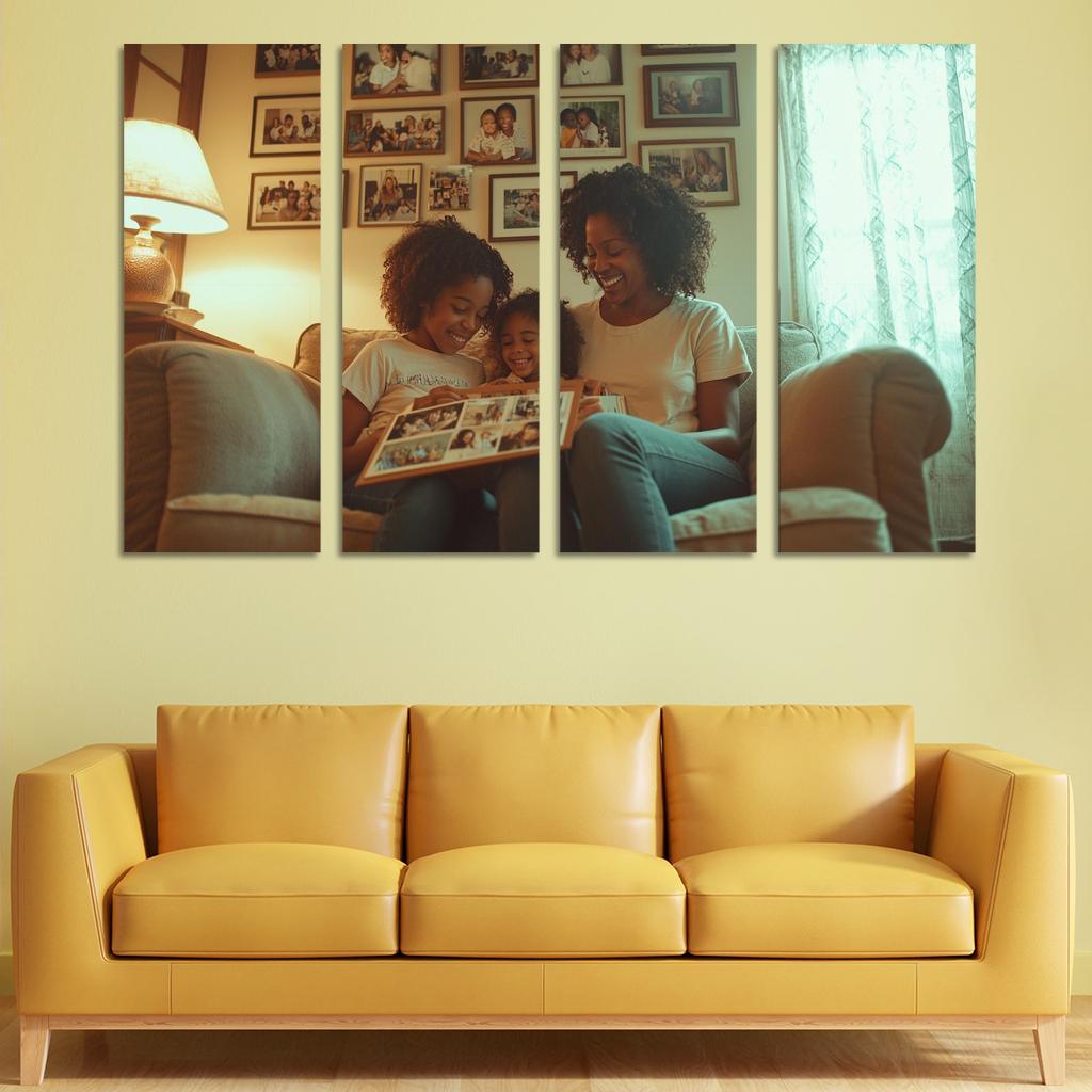 Reflections Of Love A Journey Through Time Custom Paintings Frame