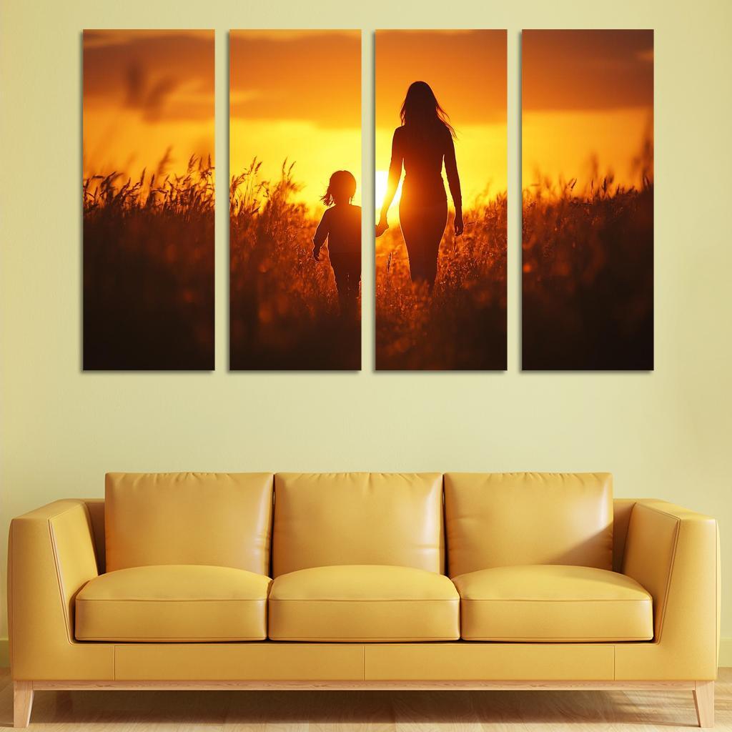 The Light Of Guidance A Mothers Love Custom Paintings Frame
