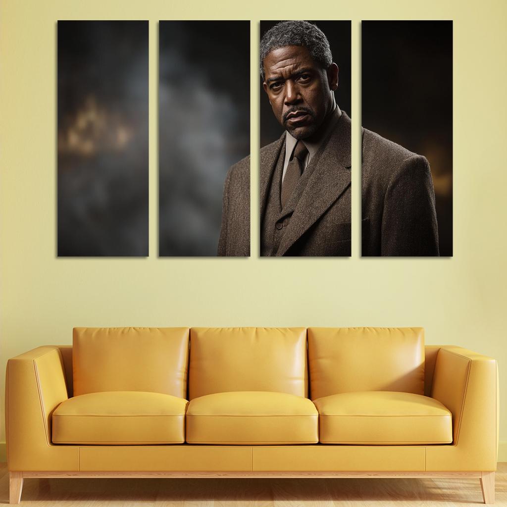 Denzel Washington The Voice Of A Leading Man Framed Paintings