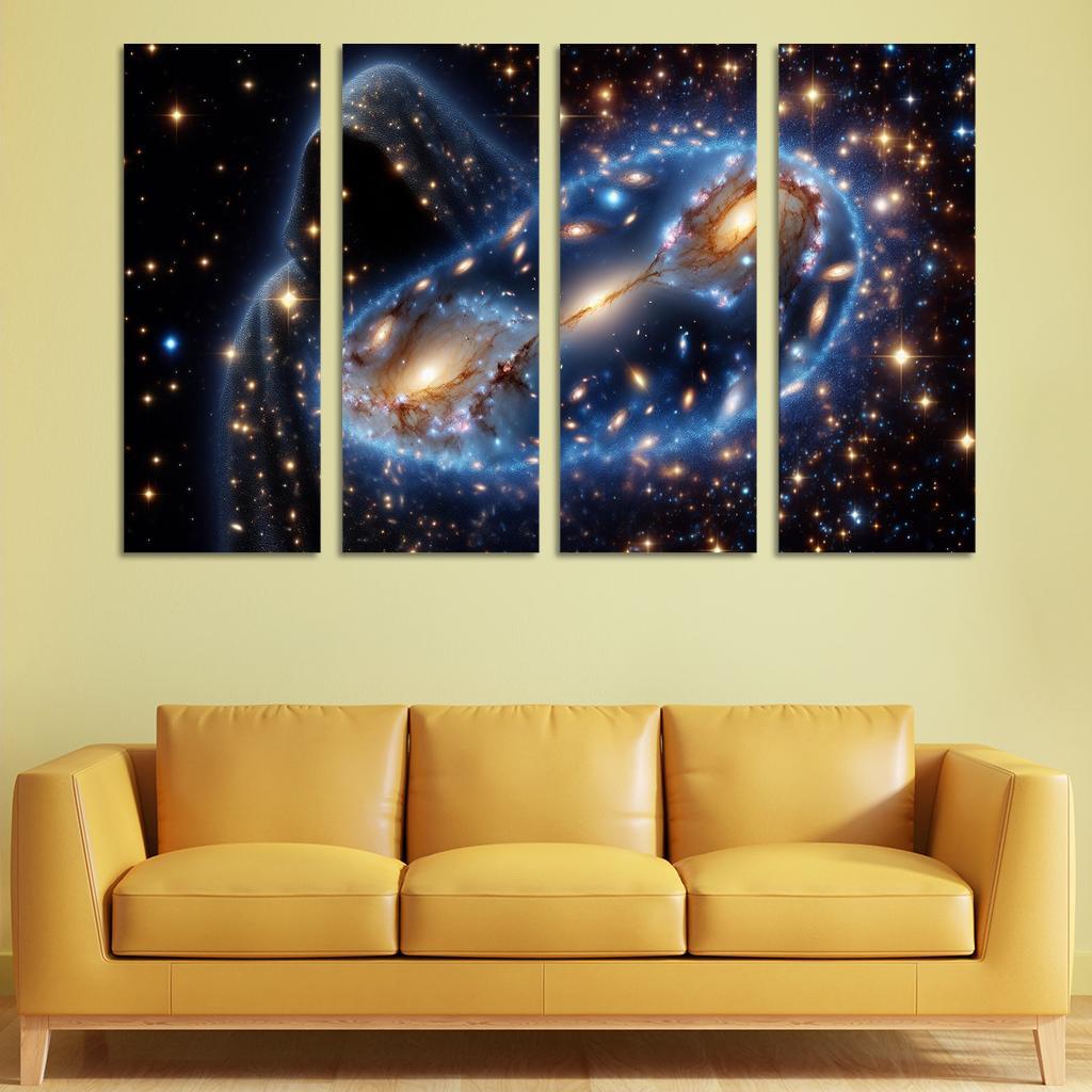 The Mysteries Of Dark Matter Abstract Paintings Frame
