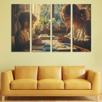 Love In Every Letter A Mothers Words Custom Paintings Frame