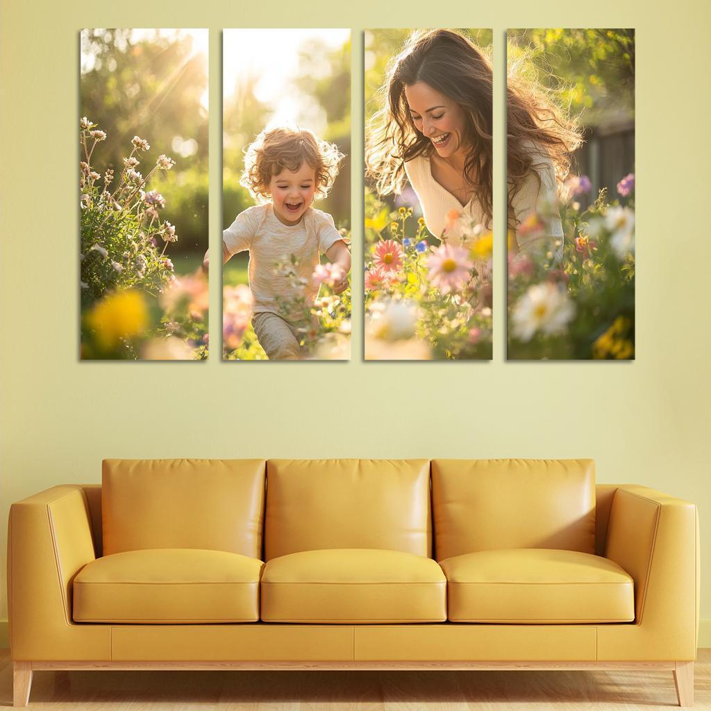 Sunlit Moments Embracing Daylight With Love Custom Paintings Frame