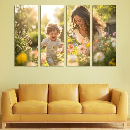 Sunlit Moments Embracing Daylight With Love Custom Paintings Frame