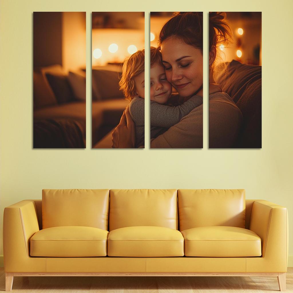 Caring Hands The Touch Of A Mother Canvas Paintings Frame