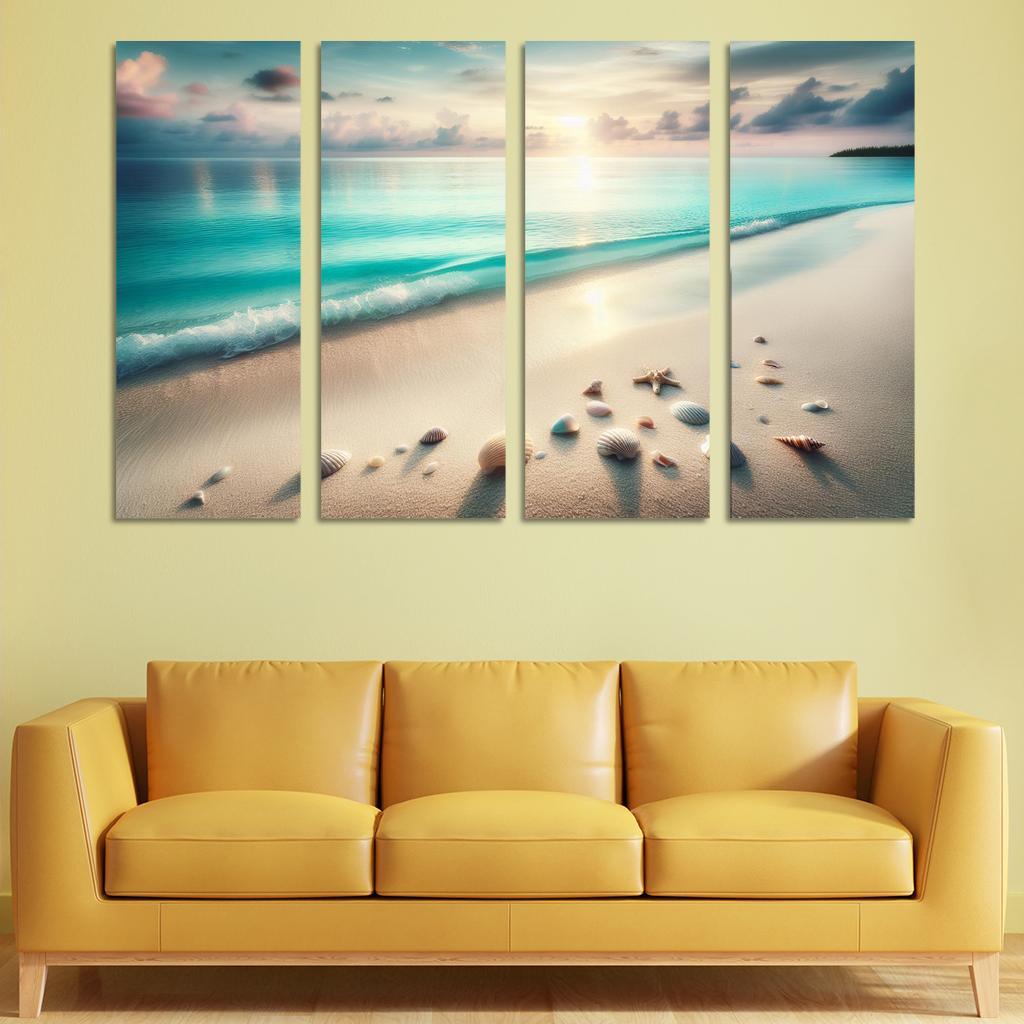 Serene Waters Quiet Coastal Escape Premium Artwork Frames