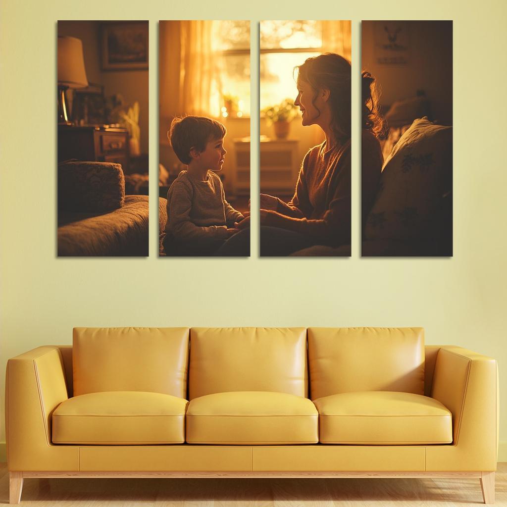 The Echoes Of Her Heart A Mothers Wisdom Canvas Paintings Frame