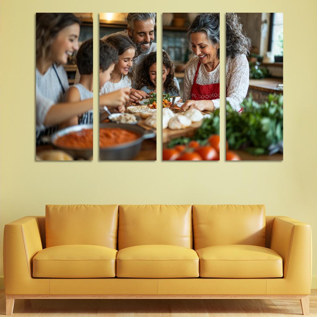 Embracing Traditions A Mothers Legacy Modern Paintings Frame