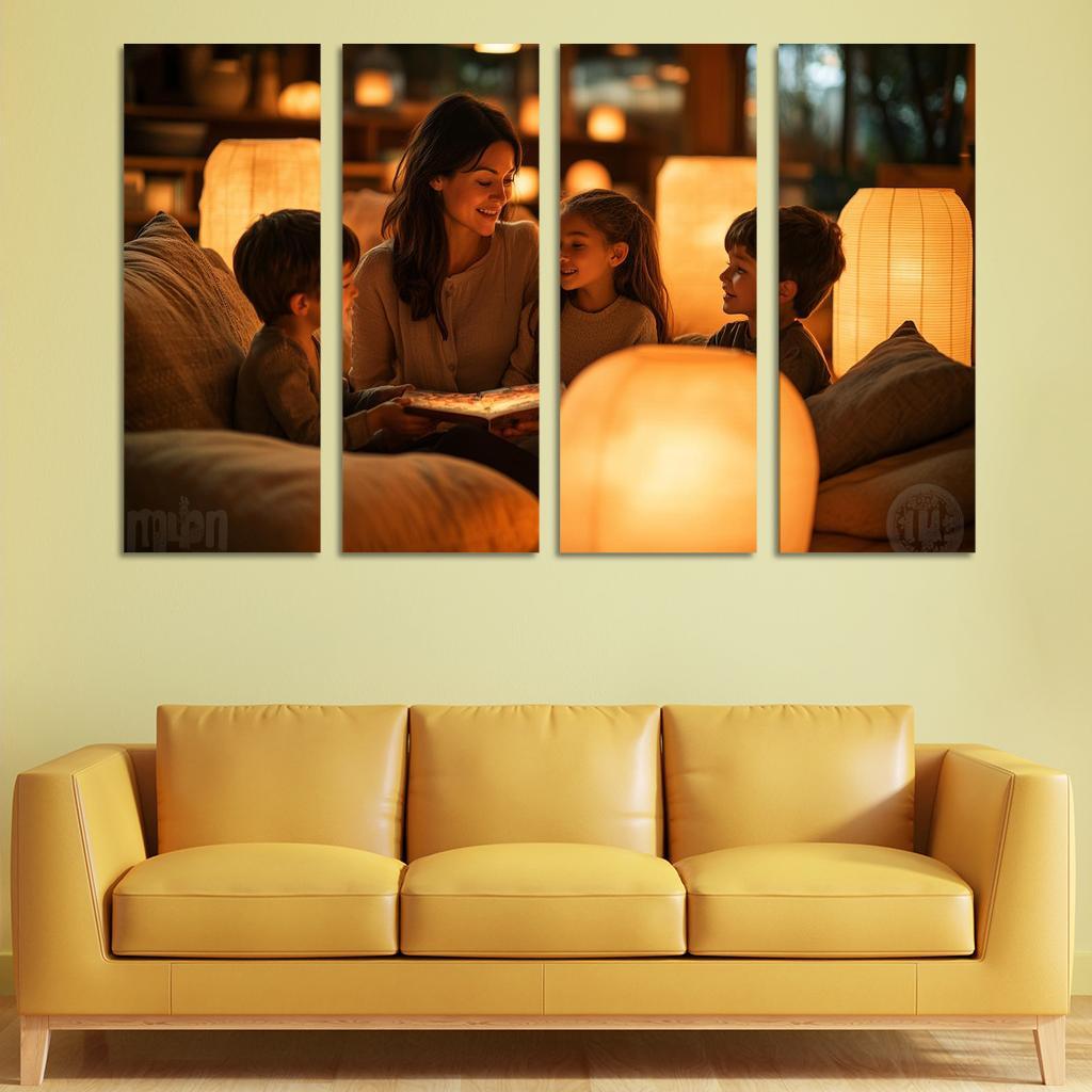 Treasured Stories A Mothers Gift Of Narratives Canvas Paintings Frame