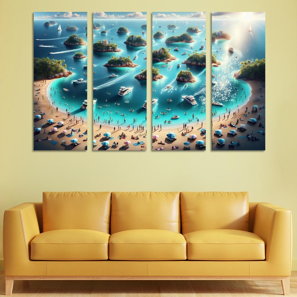 Island Hopping Adventure Premium Artwork Frames