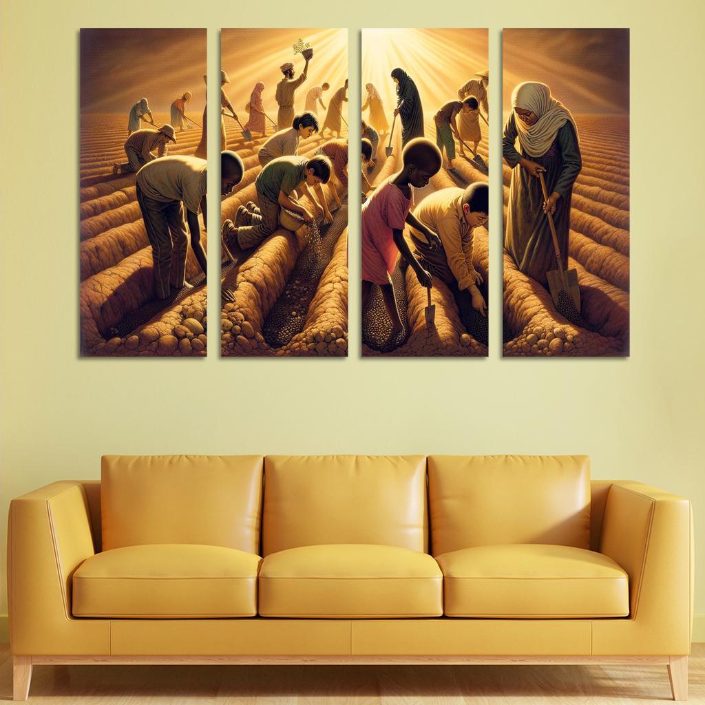 Future Generations The Legacy Of Our Choices Custom Paintings Frame