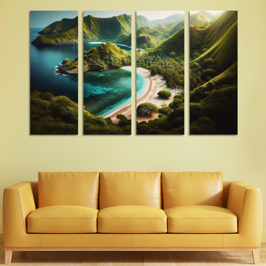 Natures Embrace Beach Premium Artwork Frames