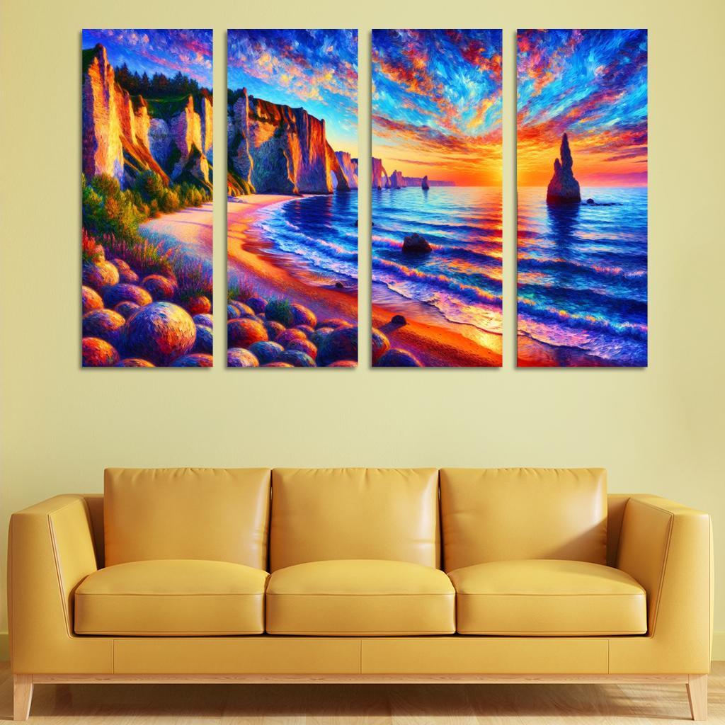 Seaside Enclave Artistic Inspiration Premium Artwork Frames