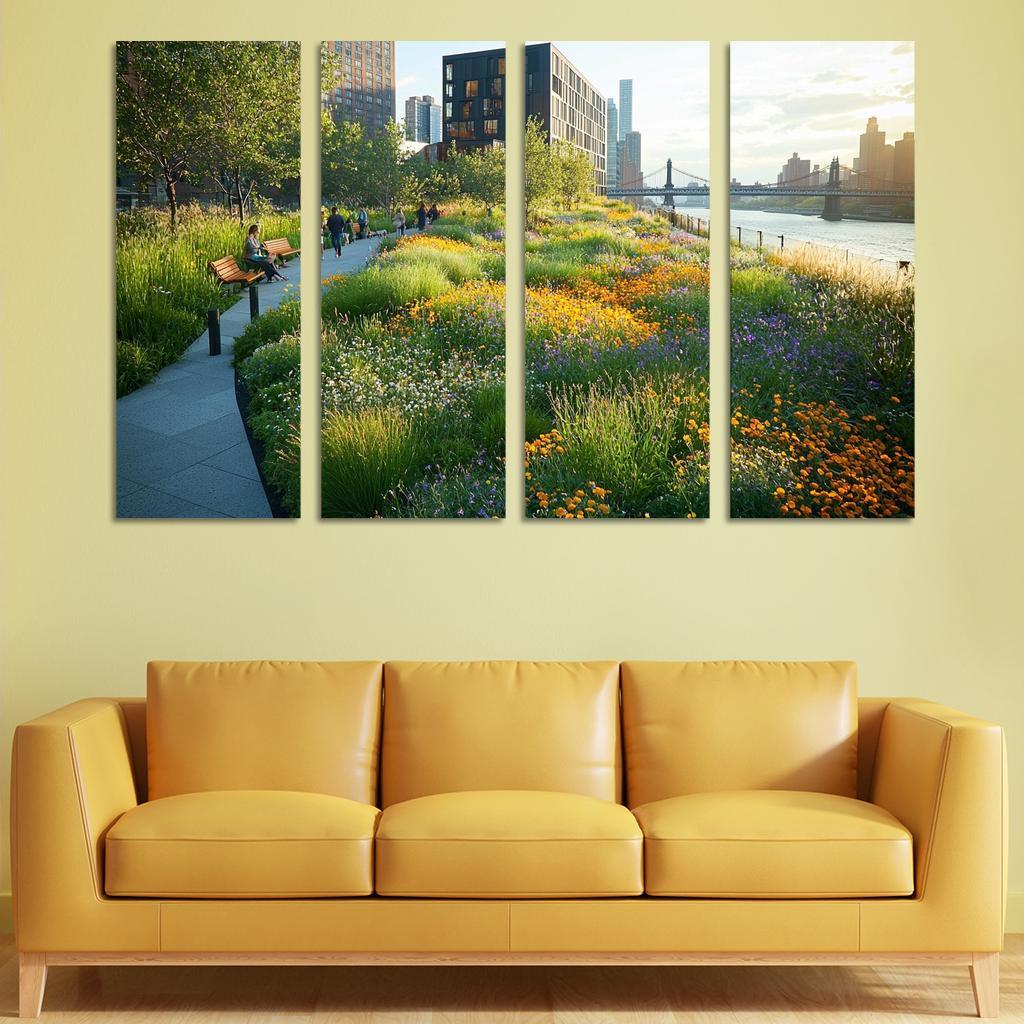 The High Line Abstract Paintings Frame