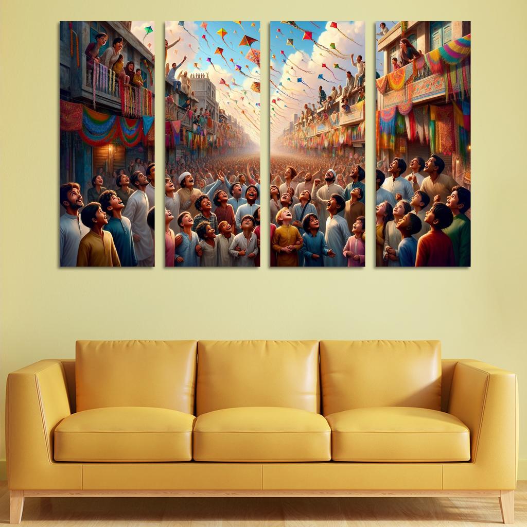 International Kite Festival - India Modern Paintings Frame
