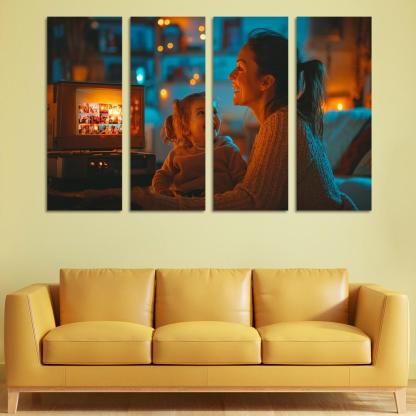 Cinematic Memories The Movie Of Life Custom Paintings Frame