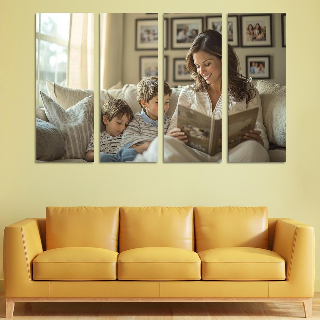 Moments Of Nurture A Mothers Care Modern Paintings Frame