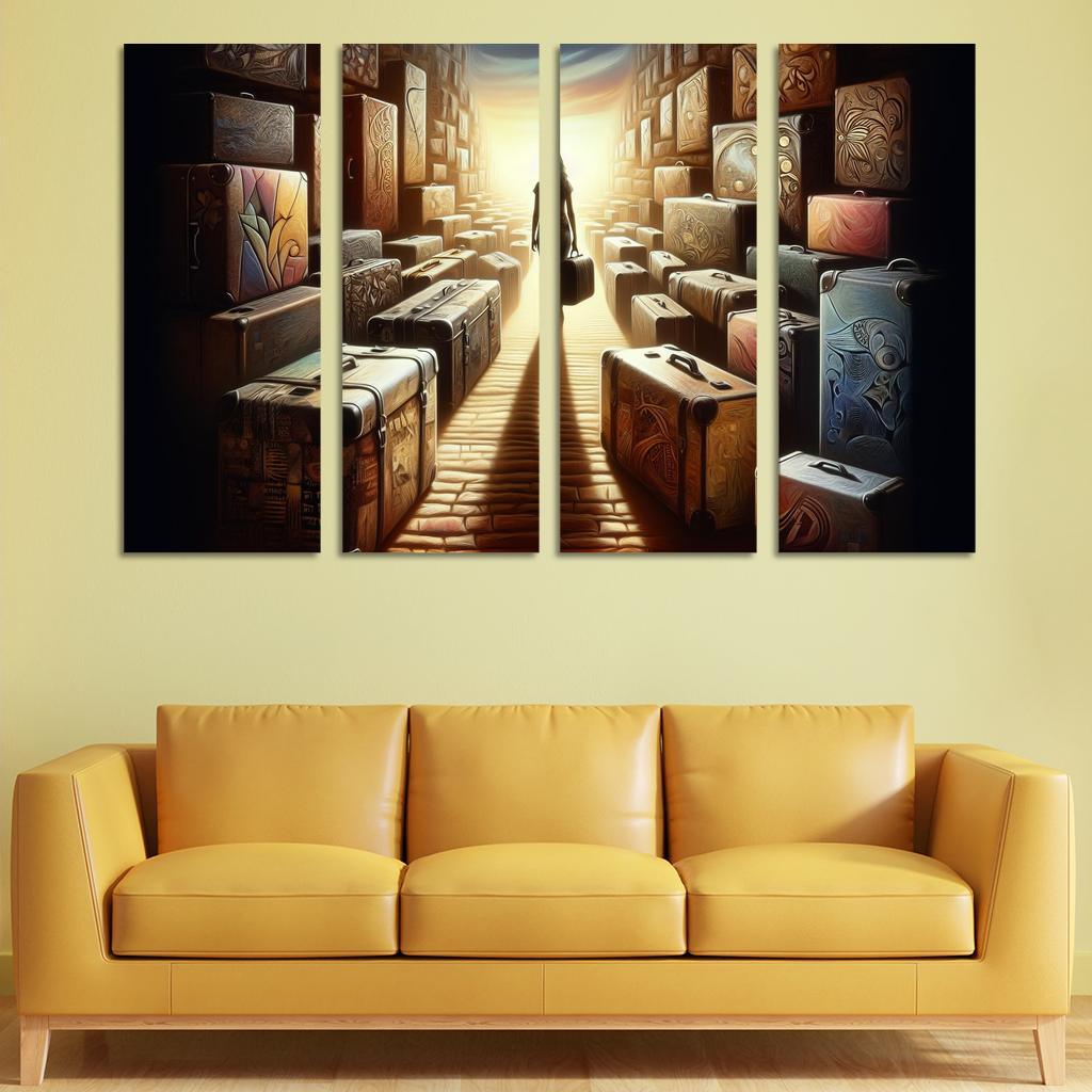 Voices Of Resilience The Refugee Experience Multi-panel Paintings