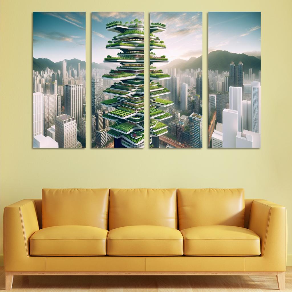 Vertical Farms As Architecture Custom Paintings Frame