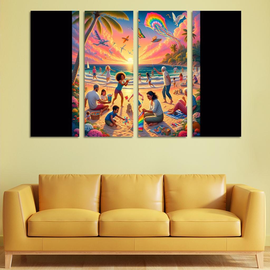 Sunset Sands The Perfect Family Retreat Custom Paintings Frame