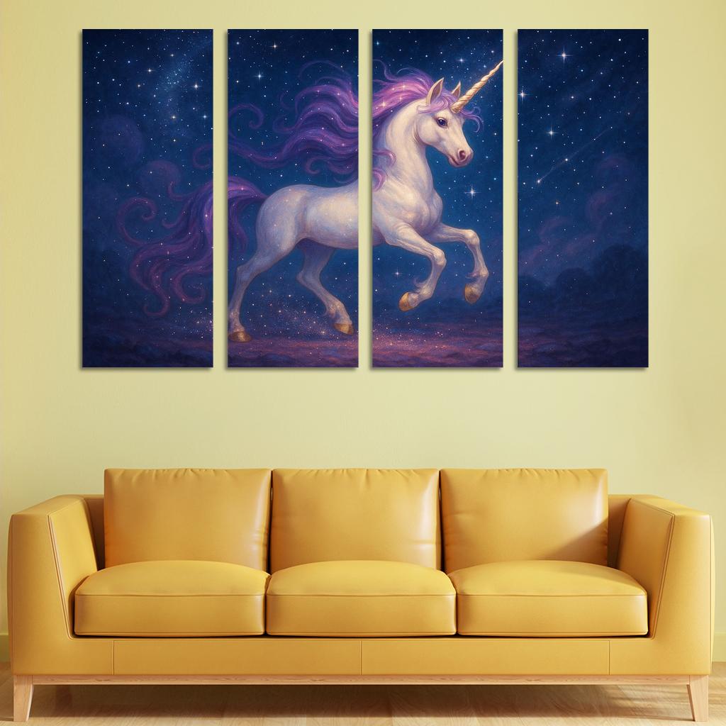 Enchanted Unicorn Dreams Premium Artwork Frames