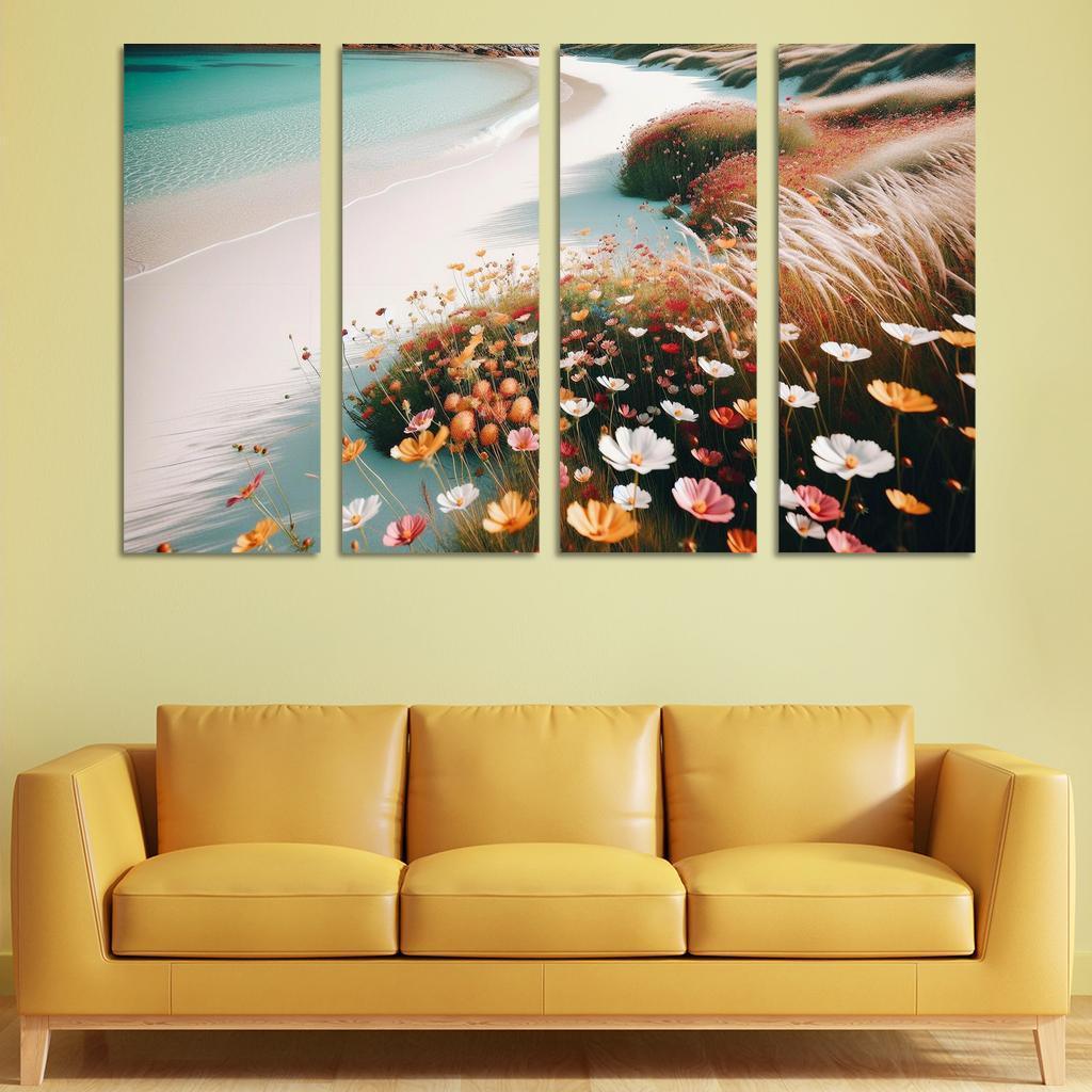 Wildflower Beach Nature's Canvas Premium Artwork Frames