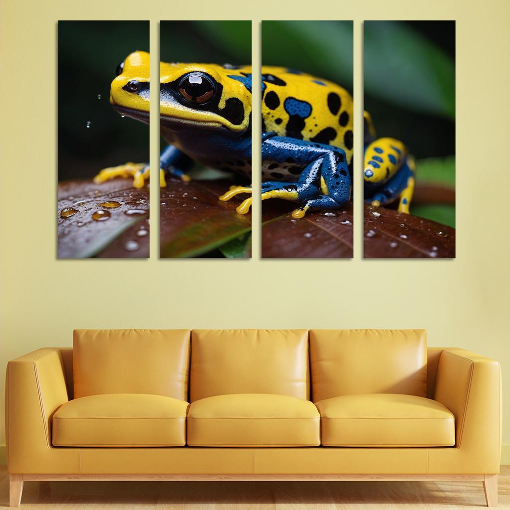 The Colorful Poison Dart Frog Jewel Of The Tropics Modern Paintings Frame