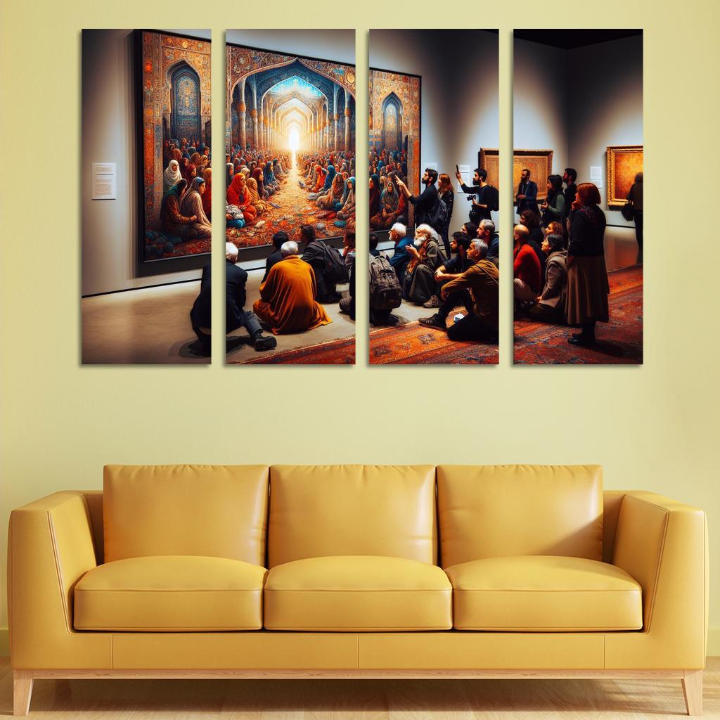 Threads Of Solidarity Art On Global Refugees Framed Paintings