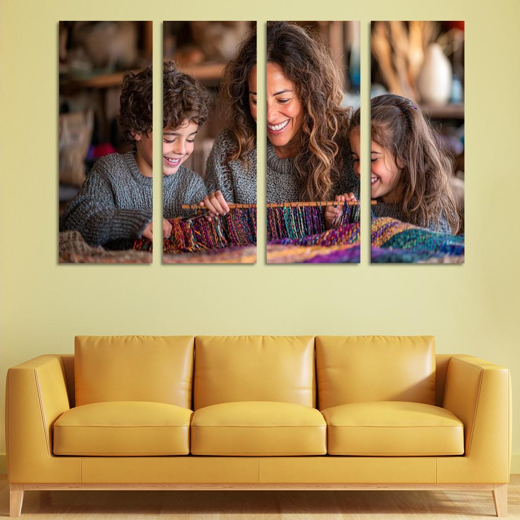 Woven With Love A Mothers Heartfelt Story Canvas Paintings Frame
