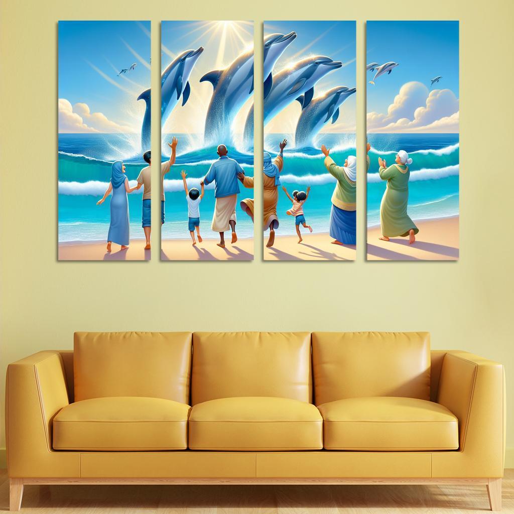 Dolphin Point Wildlife Encounter Premium Artwork Frames
