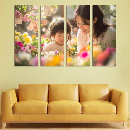 The Garden Of Memories Planting Seeds Of Love Canvas Paintings Frame