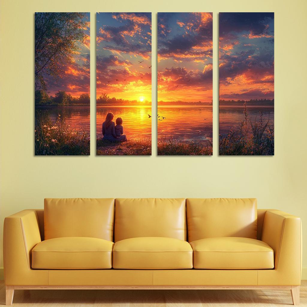 Sunsets And Sunrises Cycles Of Love Custom Paintings Frame