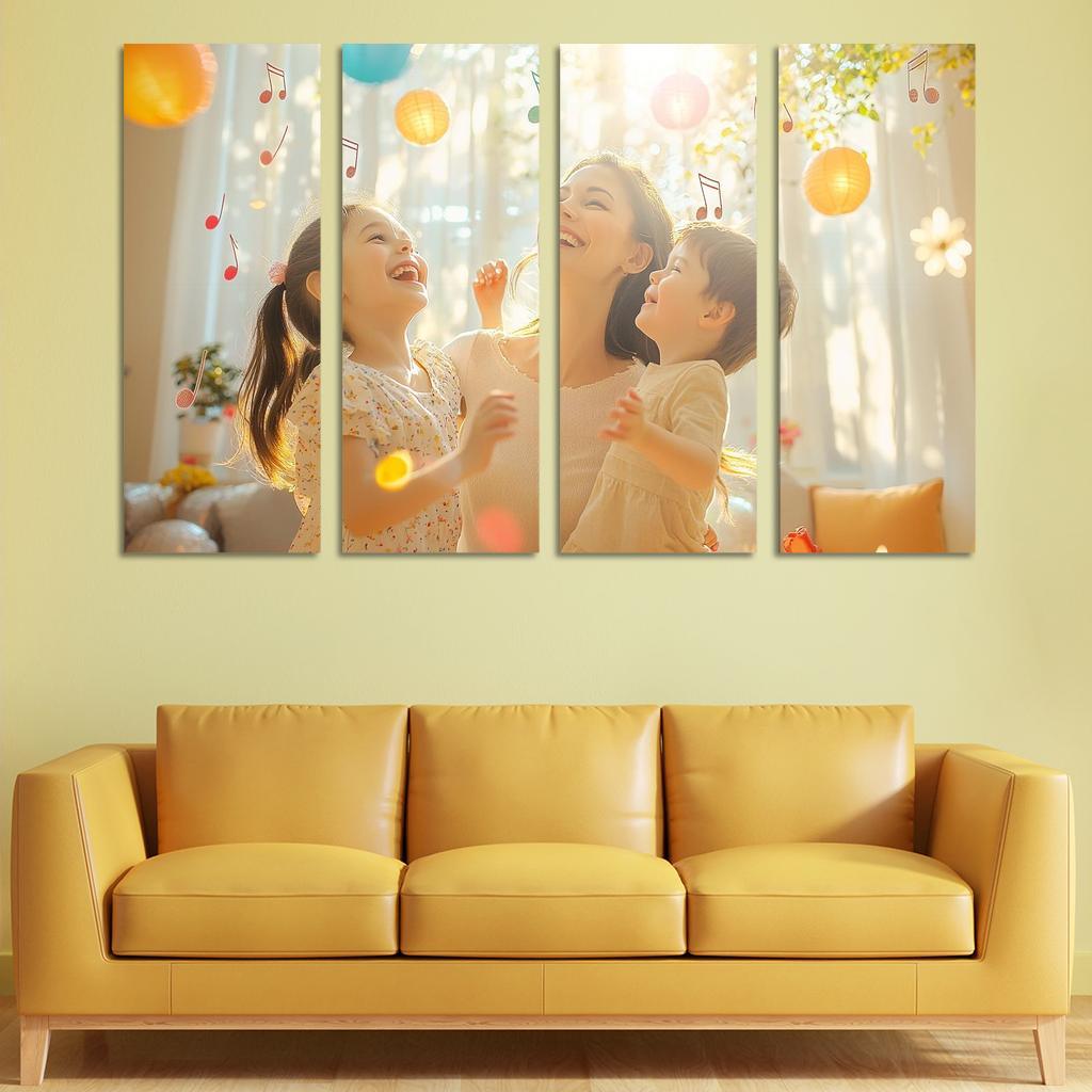 The Rhythm Of Love A Mothers Dance Custom Paintings Frame