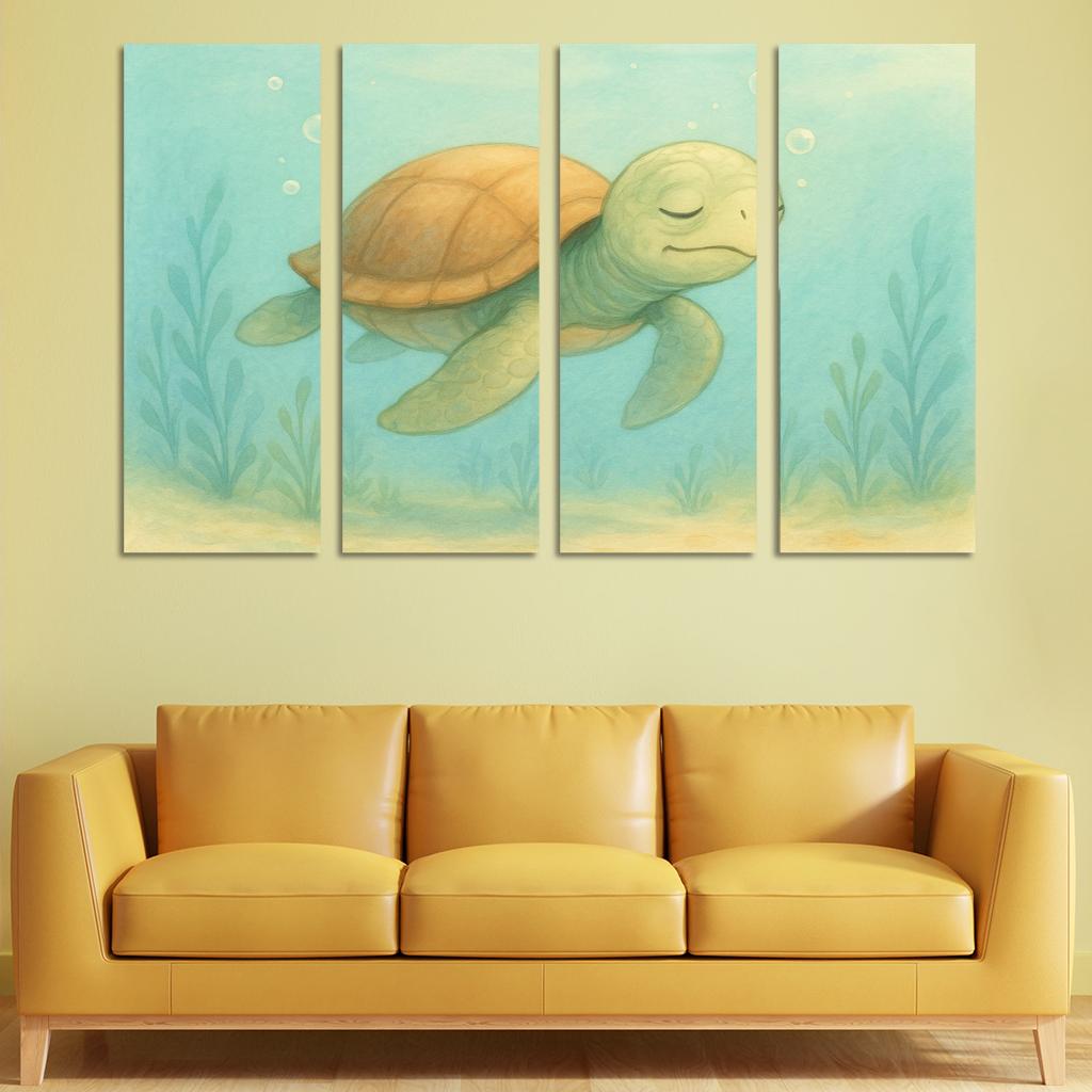 Wise Turtle Journey Premium Artwork Frames