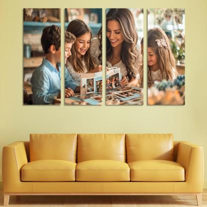 Mosaic Of Memories A Mothers Love Canvas Paintings Frame