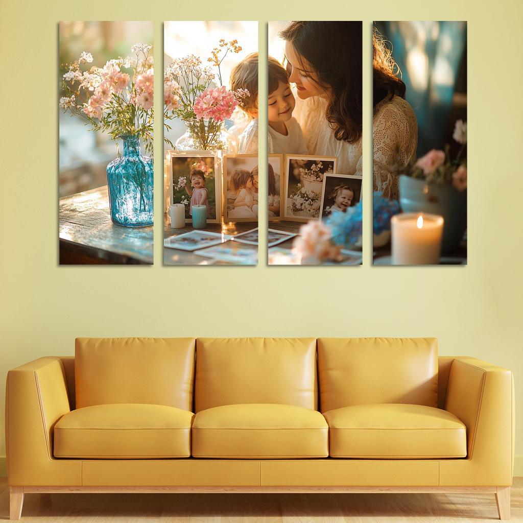 Timeless Love The Journey Of A Mother Canvas Paintings Frame
