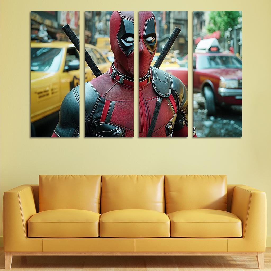 Ryan Reynolds The Merc With A Heart Of Gold Framed Paintings