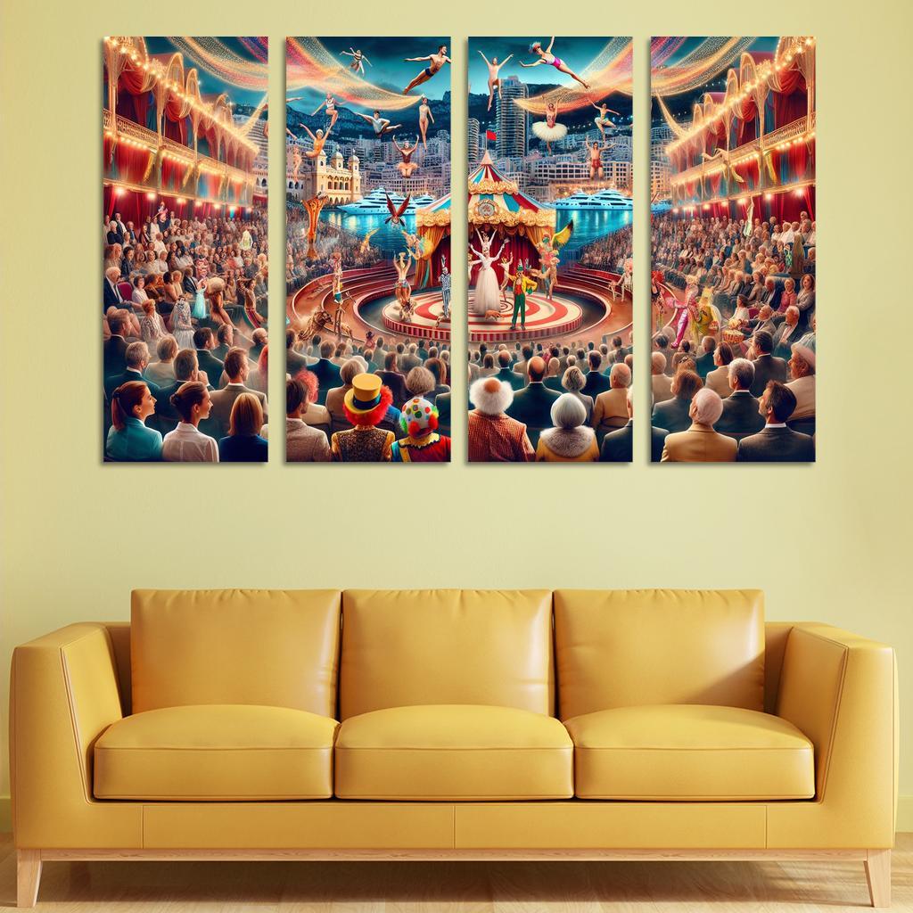 International Circus Festival - Monaco Framed Paintings