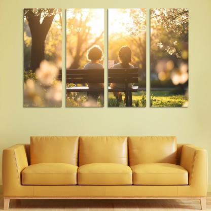 The Love That Transcends Time A Mother's Heart Canvas Paintings Frame