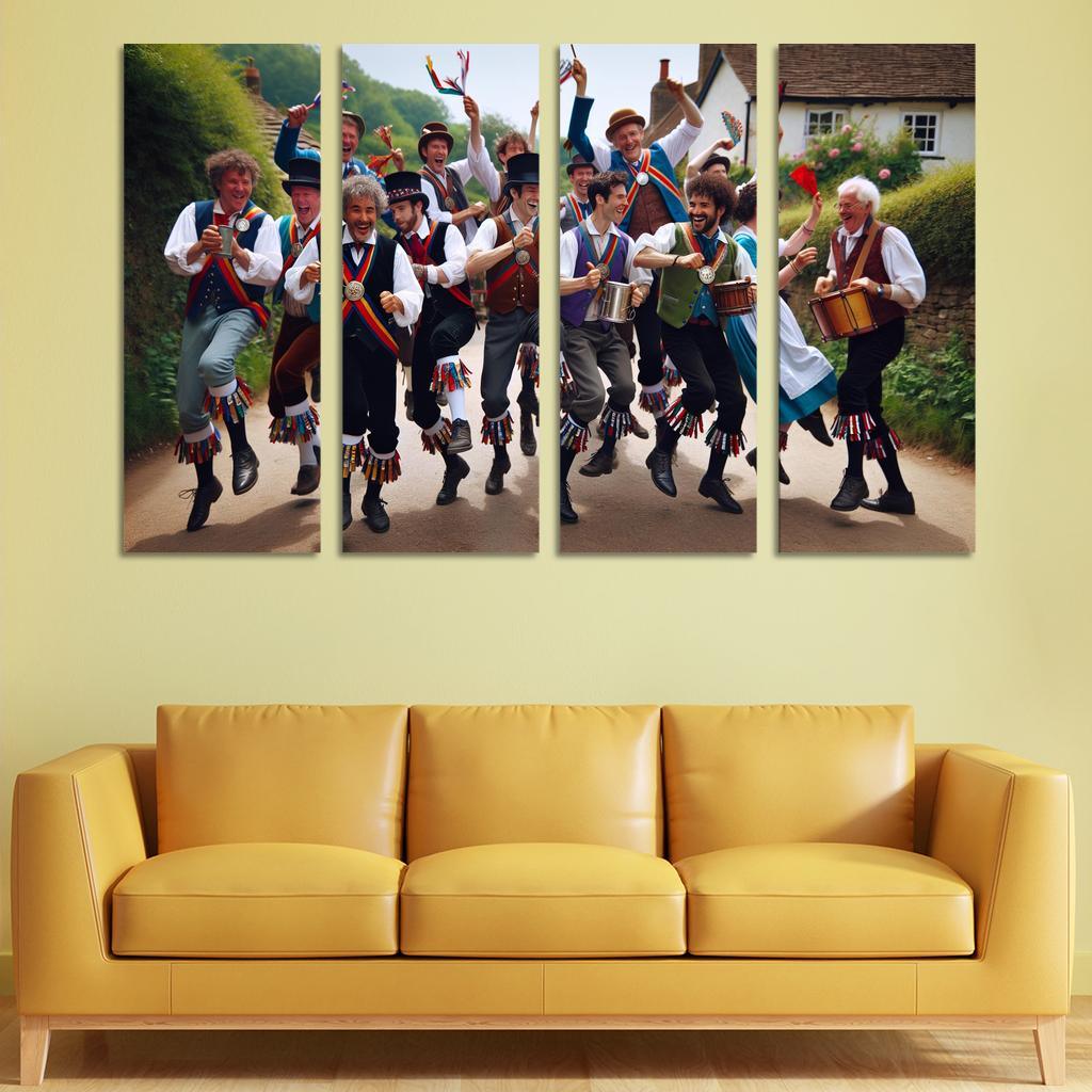 Morris Dance The Folk Tradition Of England Modern Paintings Frame