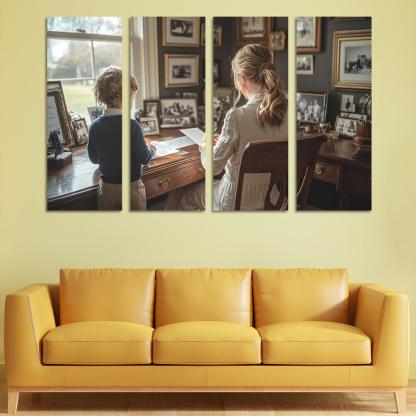 Letters To The Future A Mother's Legacy Canvas Paintings Frame