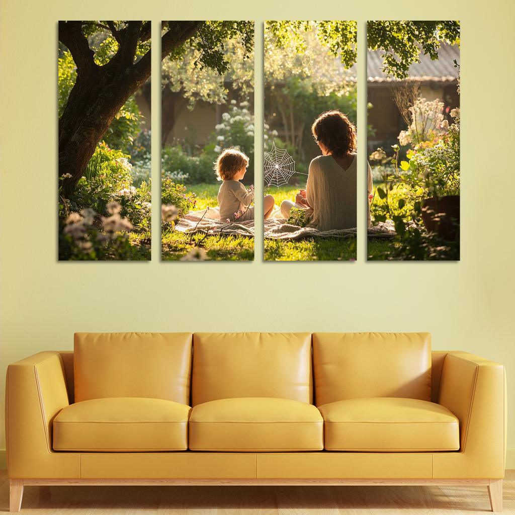 The Web Of Love A Mothers Protective Embrace One-piece Frames