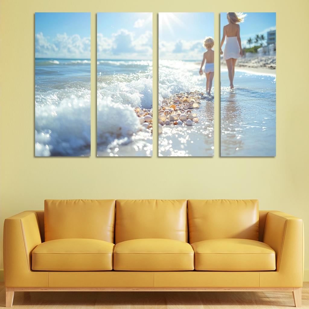 Waves Of Love The Ocean Of Motherhood Custom Paintings Frame