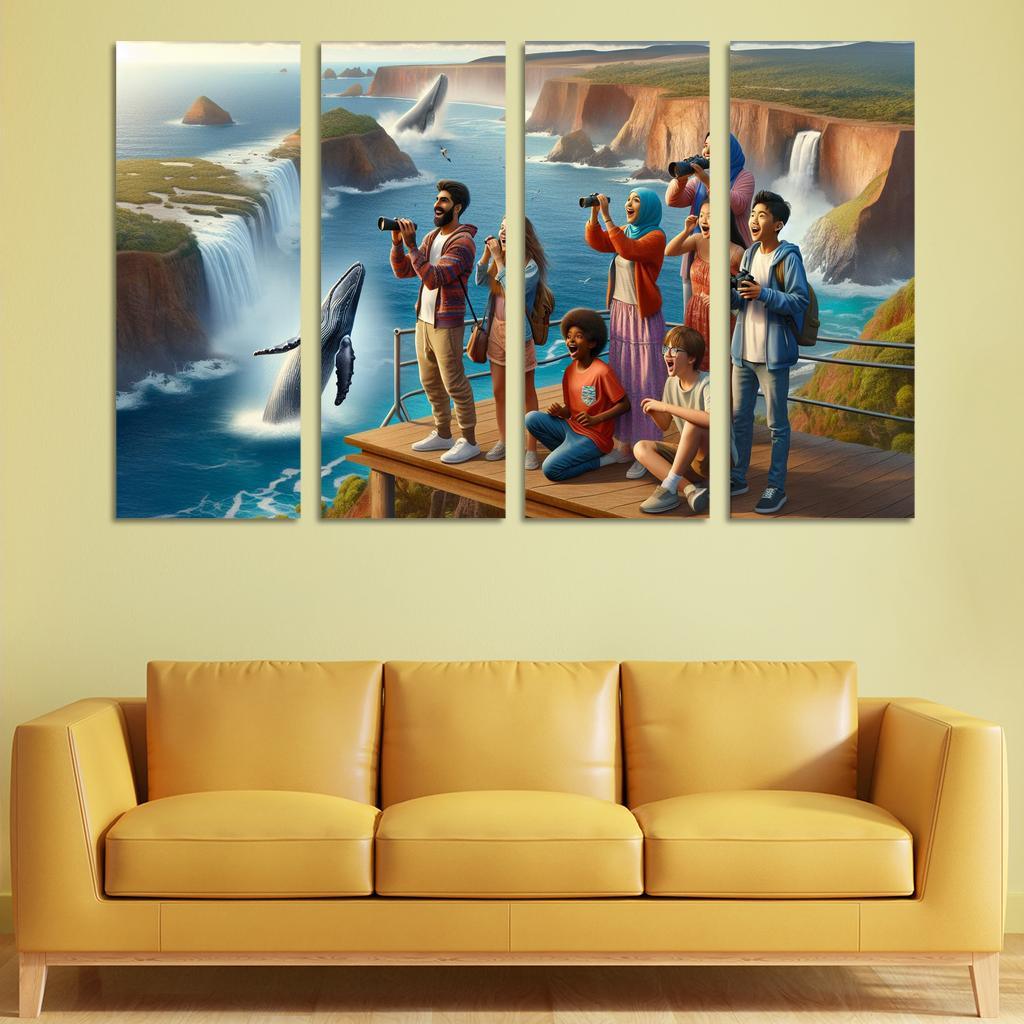 Whale Watching Point Nature's Majestic Show Art Trends