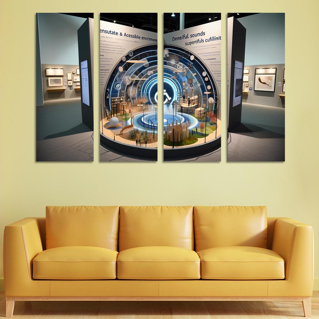 Breaking Barriers Advocacy For Accessibility And Inclusion Multi-panel Paintings