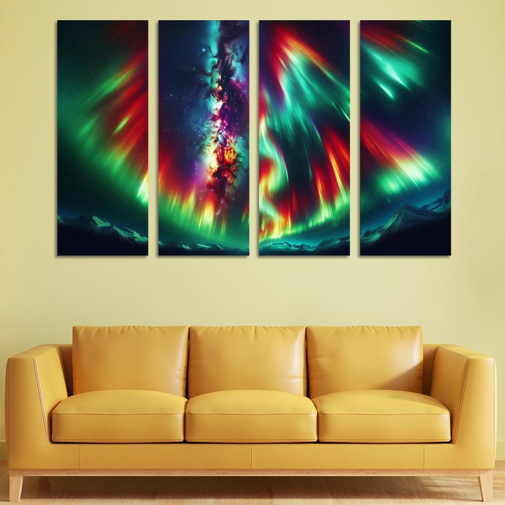 The Dance Of The Solar Wind And Magnetic Fields Abstract Paintings Frame