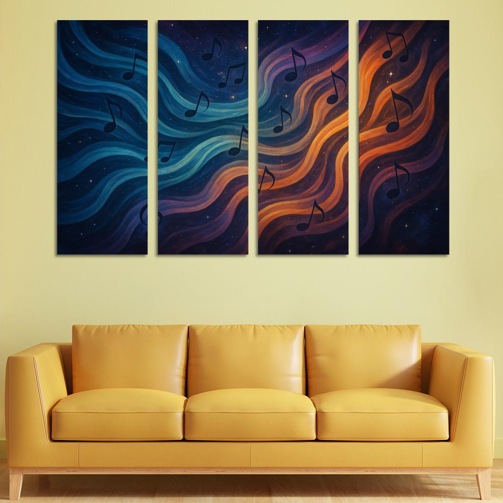 Serenade Of Celestial Winds Premium Artwork Frames