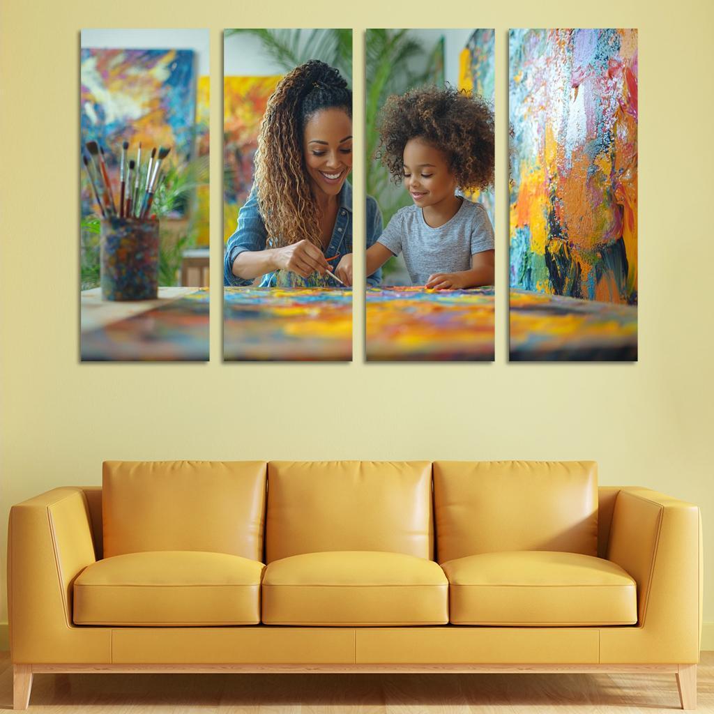 The Art Of Nurturing A Mothers Gentle Care One-piece Frames
