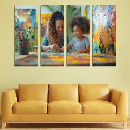 The Art Of Nurturing A Mothers Gentle Care One-piece Frames