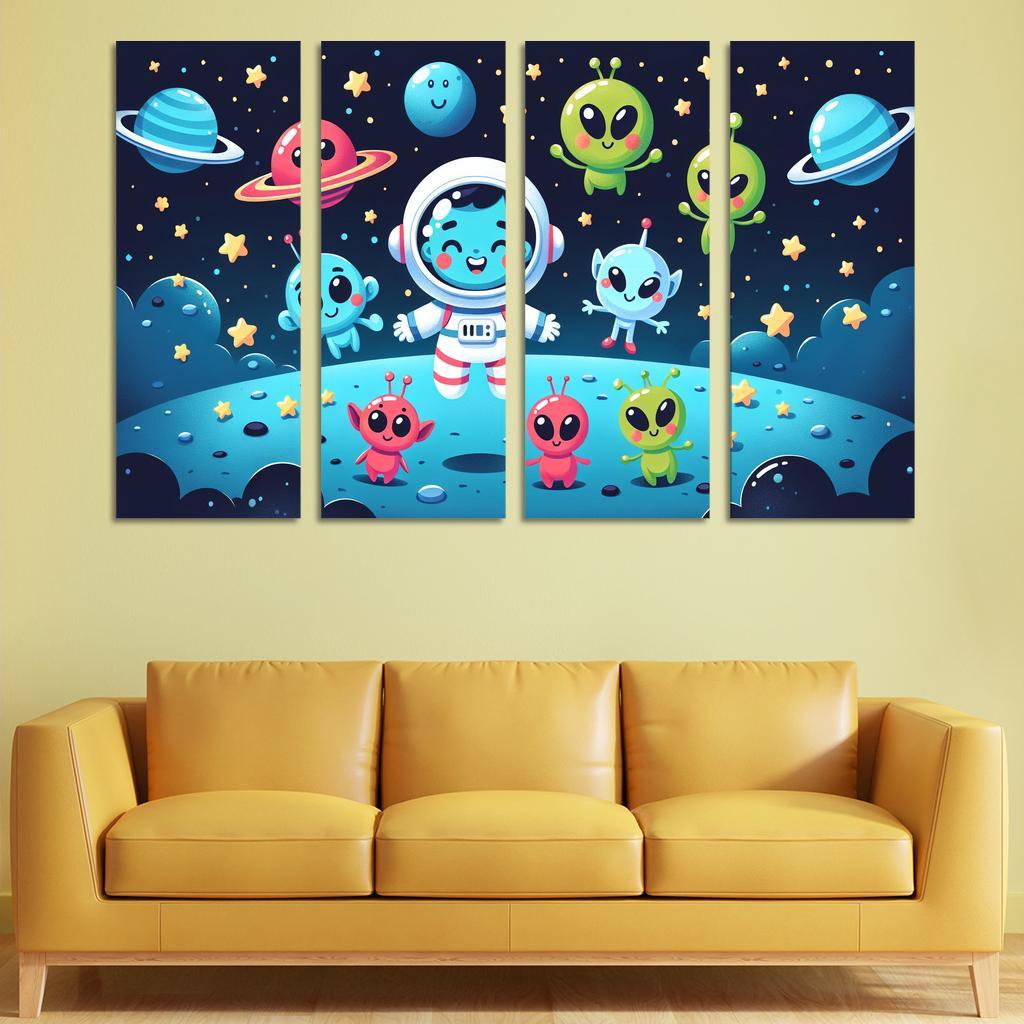 Silly Space Adventure Premium Artwork Frames