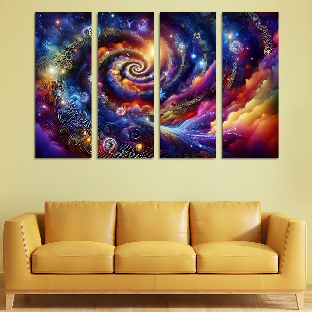 Labyrinth Of Time And Space Premium Artwork Frames